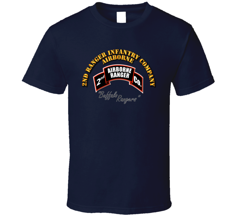 2nd Ranger Infantry Company - Airborne T Shirt