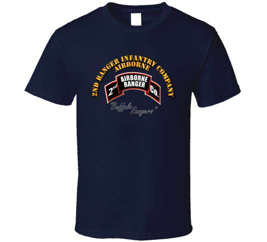 2nd Ranger Infantry Company - Airborne T Shirt