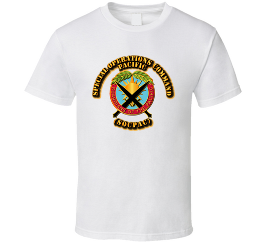 Army - SOF - DUI - SOCPAC T Shirt