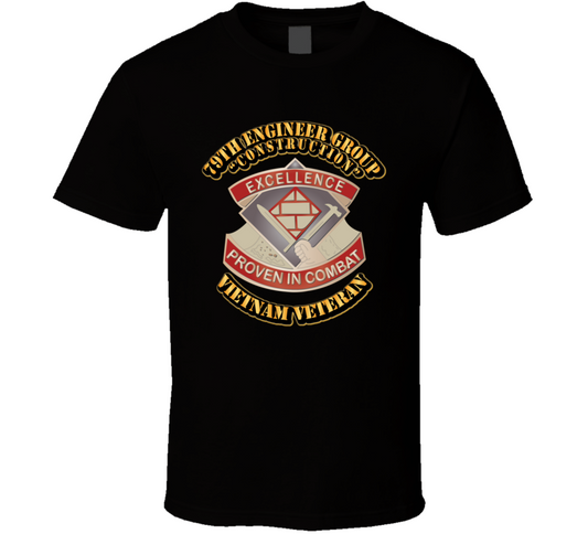 DUI - 79th Engineer Group (Construction) NO SVC Ribbon T Shirt