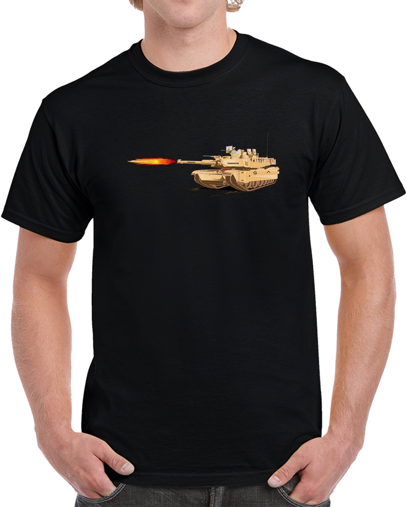 Army - M1 Abrams - Desert War T Shirt