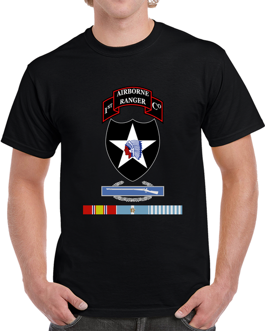 1st Ranger Infantry Co - 2nd Id Ssi W Cib Korea Svc X 300 T Shirt