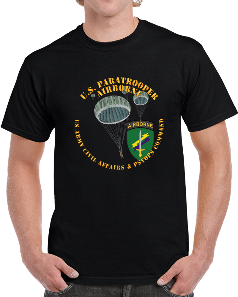 Army - Us Paratrooper - Usacapoc T Shirt