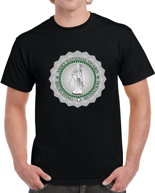 Badge - Army National Guard Retention - Recruiting Badge  - Basic Wo Text X 300 T Shirt