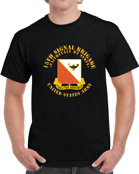 Army - 15th Signal Brigade - Dui X 300 T Shirt