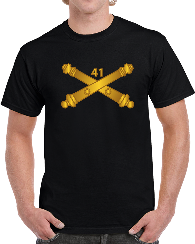 Army - 41st Artillery Regiment  W Branch X 300 T Shirt