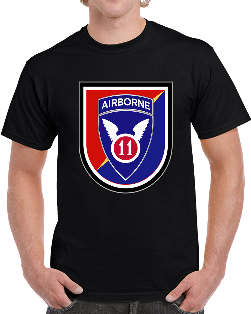 Army - Flash W Dui - 2nd Infantry Brigade Combat Team (airborne) - 11th Airborne Div  X 300 T Shirt
