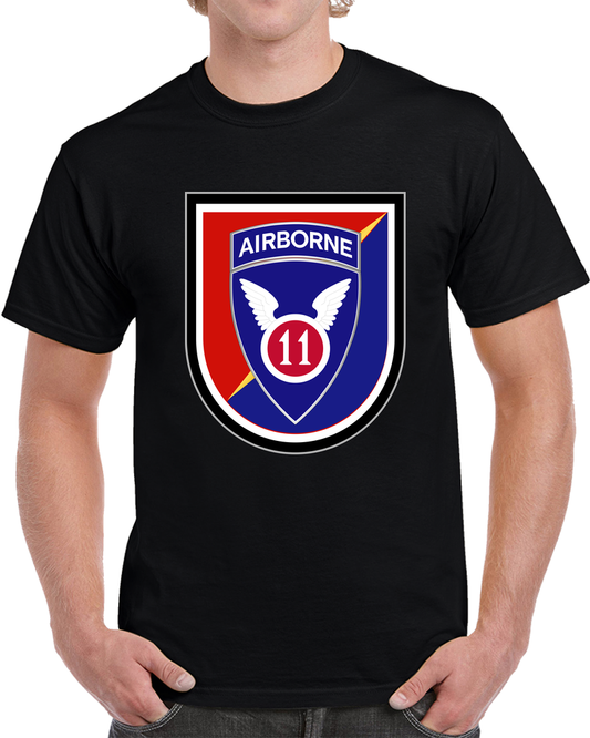Army - Flash W Dui - 2nd Infantry Brigade Combat Team (airborne) - 11th Airborne Div  X 300 T Shirt