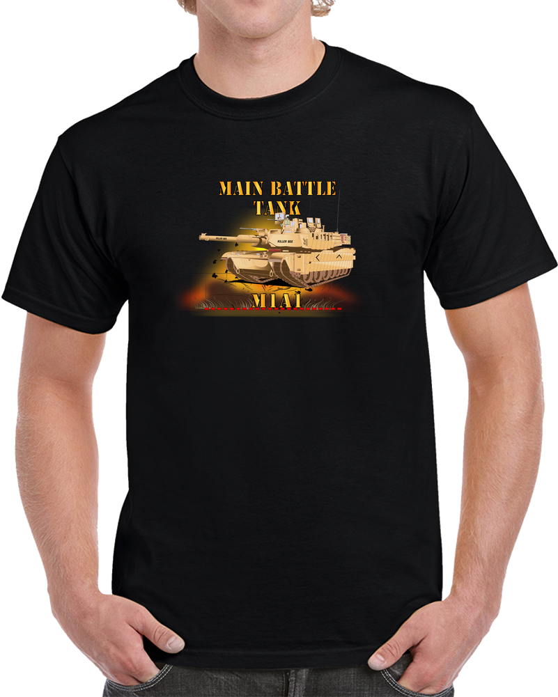Army - Main Battle Tank - M1a1 X 300 T Shirt