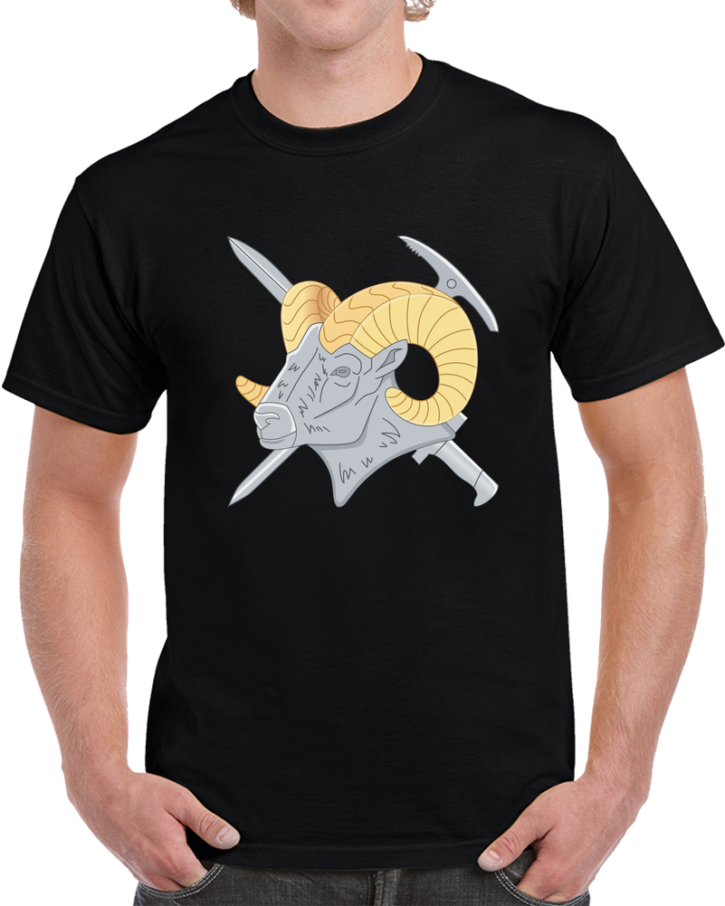 US Army Mountaineering Badge T Shirt