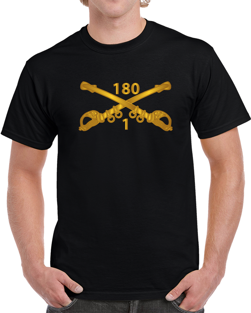 Army - 1st Squadron, 180th Cavalry Regiment Branch Wo Txt X 300 T Shirt