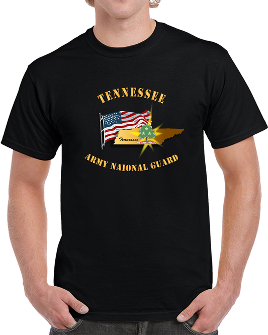 DUI - ANGE - TENESSEE  WITH FLAG - Gold X 300 T Shirt