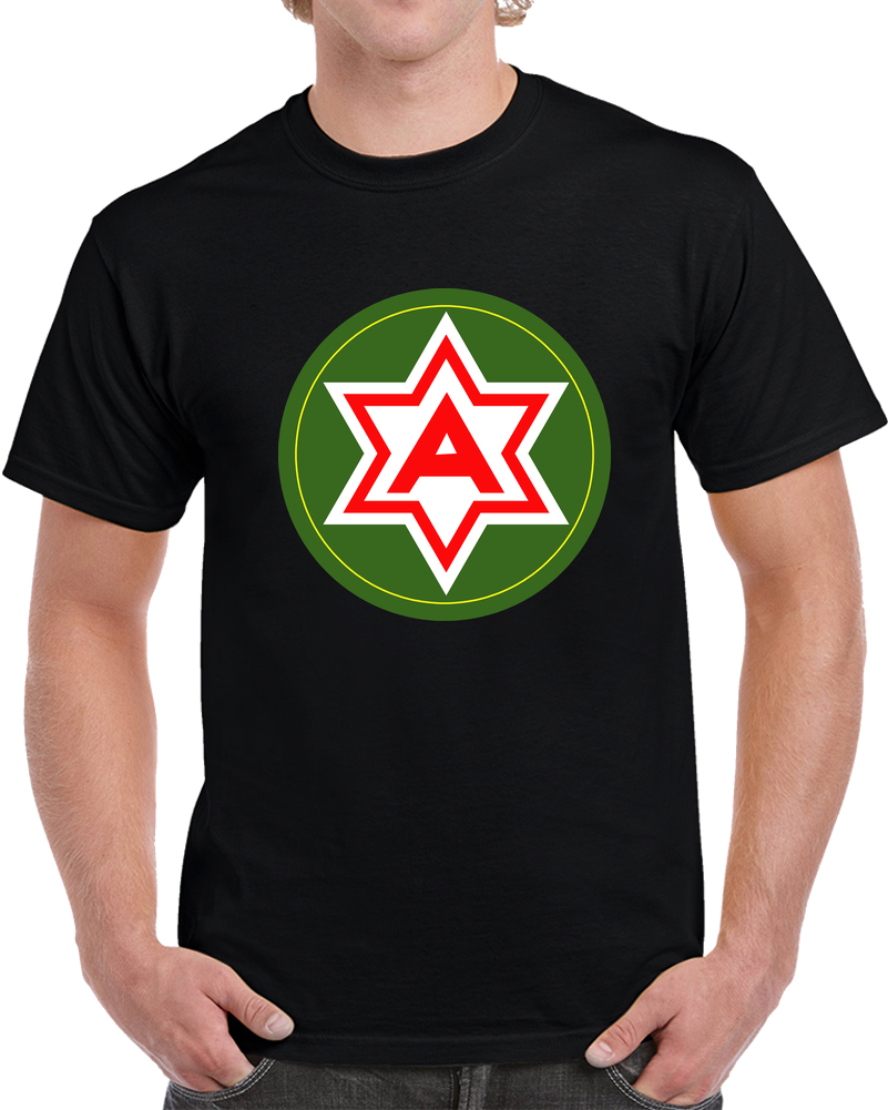 Army - 6th United States Army Wo Txt T Shirt