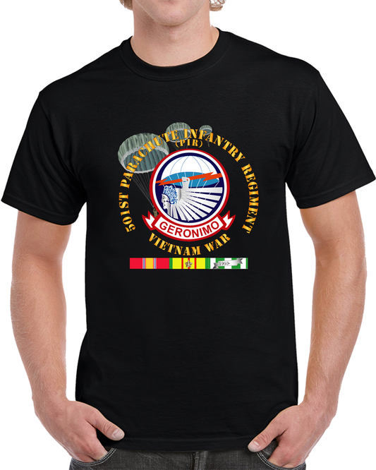 Army - 501st Infantry Regiment - Vietnam W VN SVC T Shirt