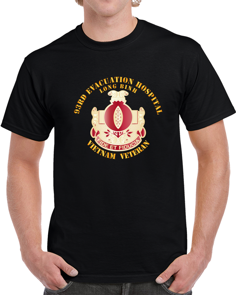 Army - 93rd Evacuation Hospital - Vietnam Vet T Shirt