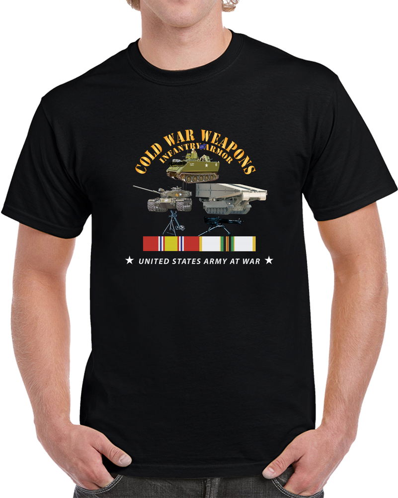 Army - Cold War Weapons - Infantry Armor  W COLD SVC X 300 T Shirt