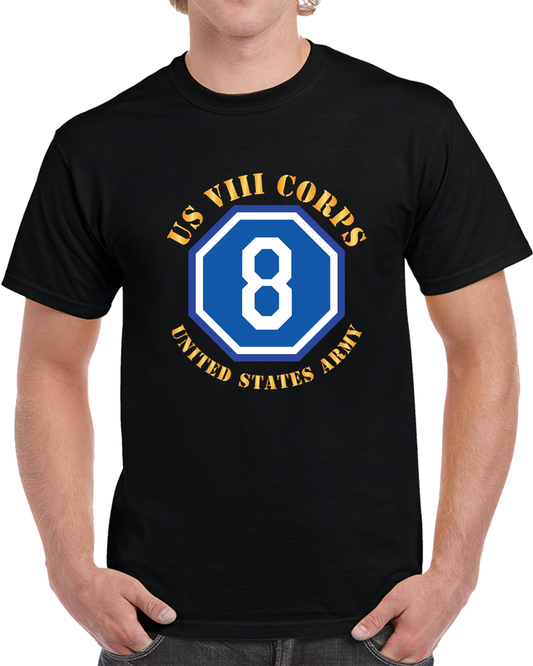 Army  - US VIII Corps - US Army W SSI X 300 T Shirt