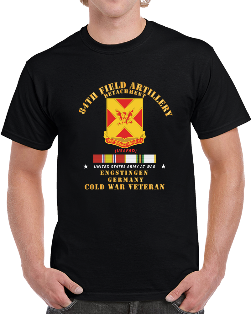 Army - 84th Field Artillery Det - Engstingien - GE W COLD SVC X 300 T Shirt