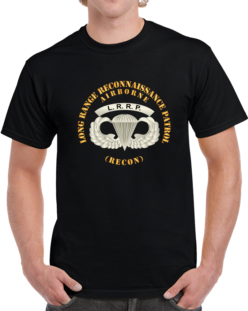 SOF - Airborne Badge - LRRP X 300 T Shirt