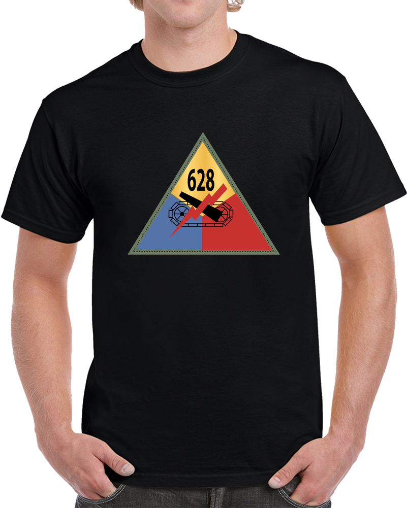 Army - 628th Tank Battalion SSI X 300 T Shirt
