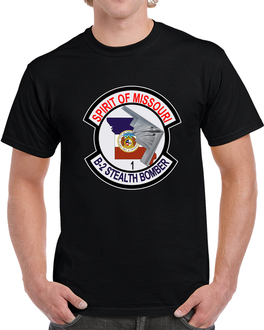 USAF - B2 - Spirit Of Missouri - Stealth Bomber Wo Txt T Shirt