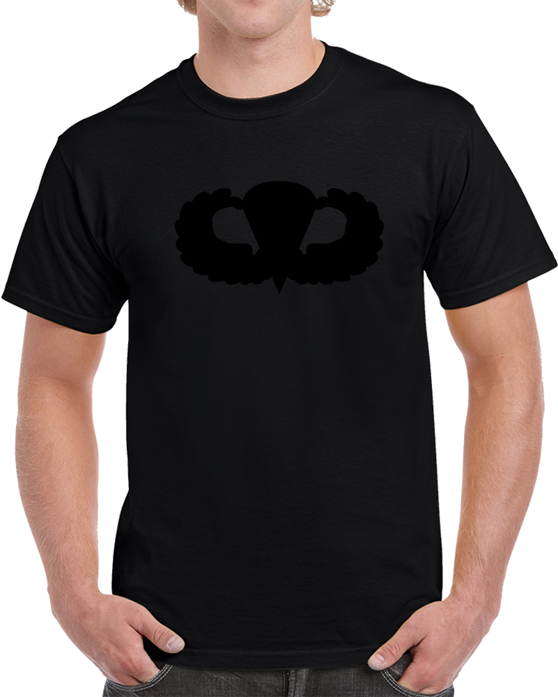 Badge - Army - Parachutist - Basic - Silhouette X 300 T Shirt