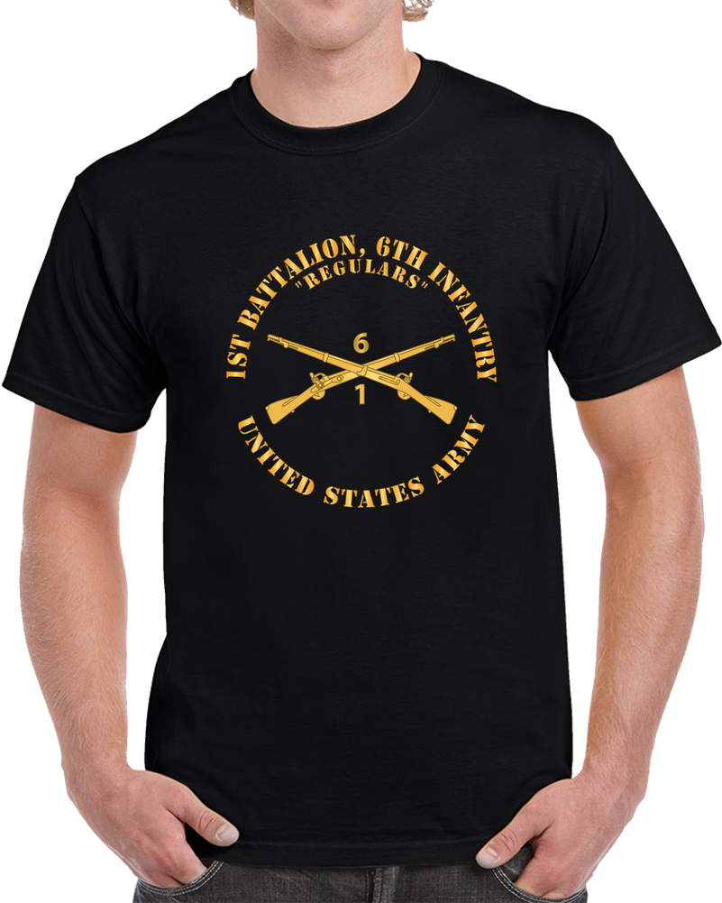 Army - 1st Battalion, 6th Infantry Regiment Branch - Regulars - US Army X 300 T Shirt