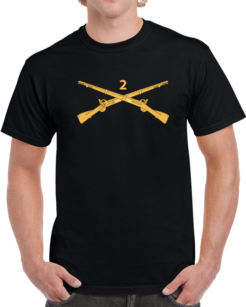 Army - 2nd Infantry Regiment Branch Wo Txt  300 T Shirt