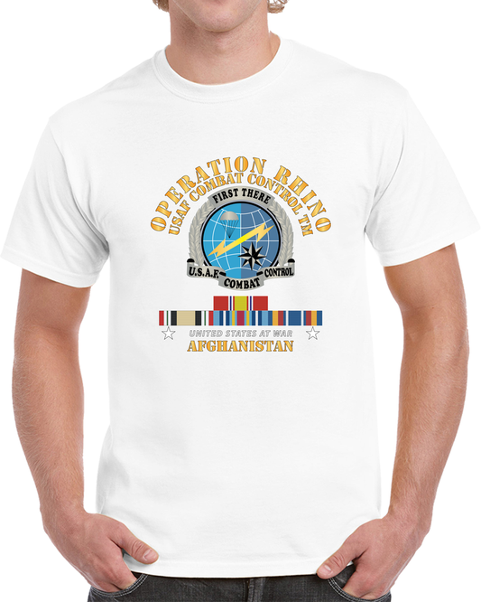 SOF - Operation Rhino - Afghanistan - USAF Combat Control W SVC X 300 T Shirt