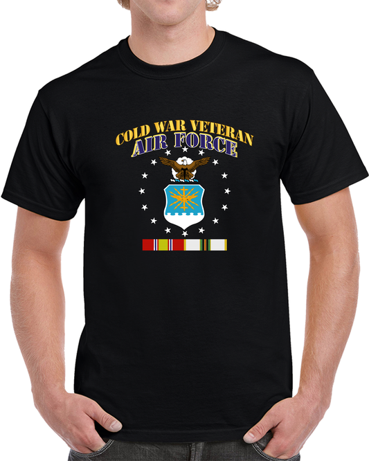 USAF - Air Force W Stars W COLD SVC T Shirt