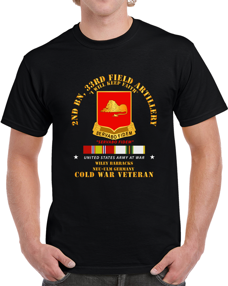 Army - 2nd Bn 33rd FA - New Ulm Germany W Cold War SVC T Shirt