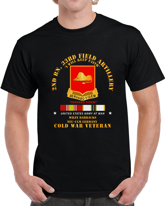 Army - 2nd Bn 33rd FA - New Ulm Germany W Cold War SVC T Shirt