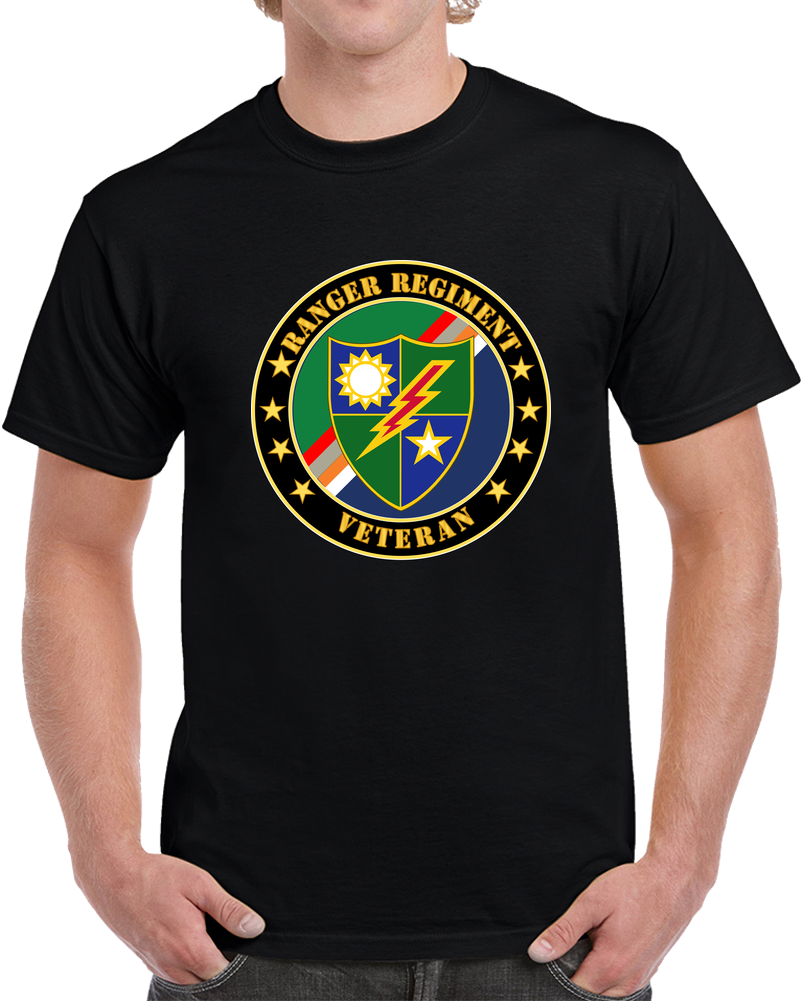 Army - Ranger Regiment Veteran - DUI T Shirt