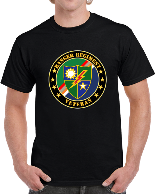 Army - Ranger Regiment Veteran - DUI T Shirt