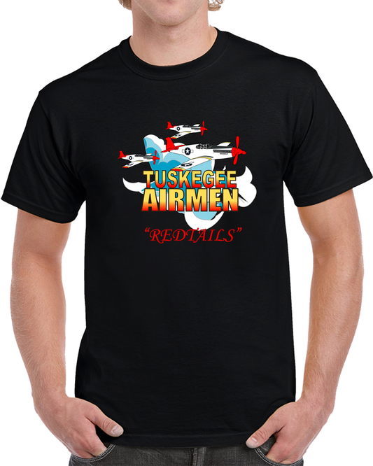 Army Air Corp - Tuskegee Airmen - Redtails - 3AC - X 300 T Shirt