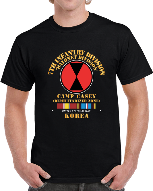 Army - 7th Infantry Division - Korea - Cp Casey W SVC X 300 T Shirt