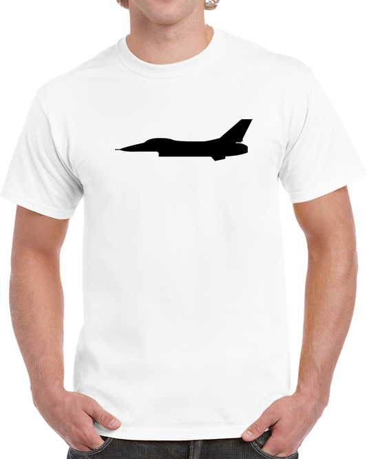 Aircraft - F-16 - Side - Black - Wo Txt X 300 T Shirt