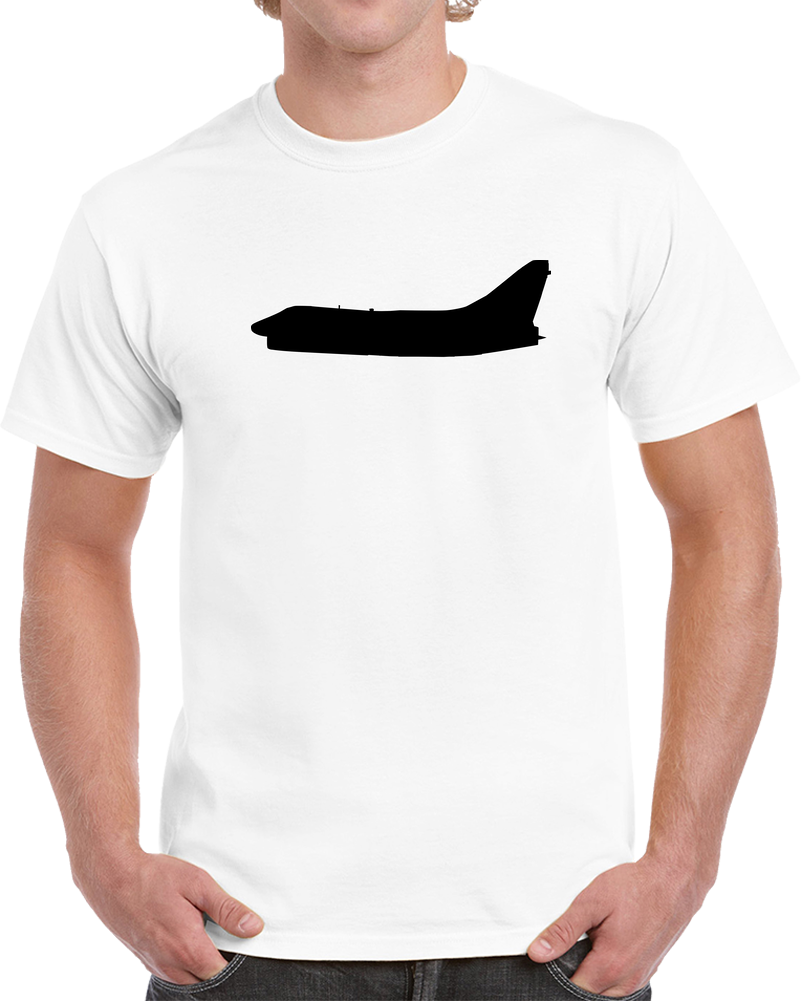 Aircraft - Navy - A-7B Corsair II - Side - Silhouette X 300 T Shirt