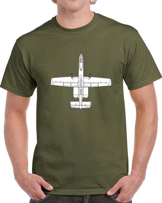 Aircraft - USAF - A-10 Thunderbolt II - Top - LA X 300 T Shirt