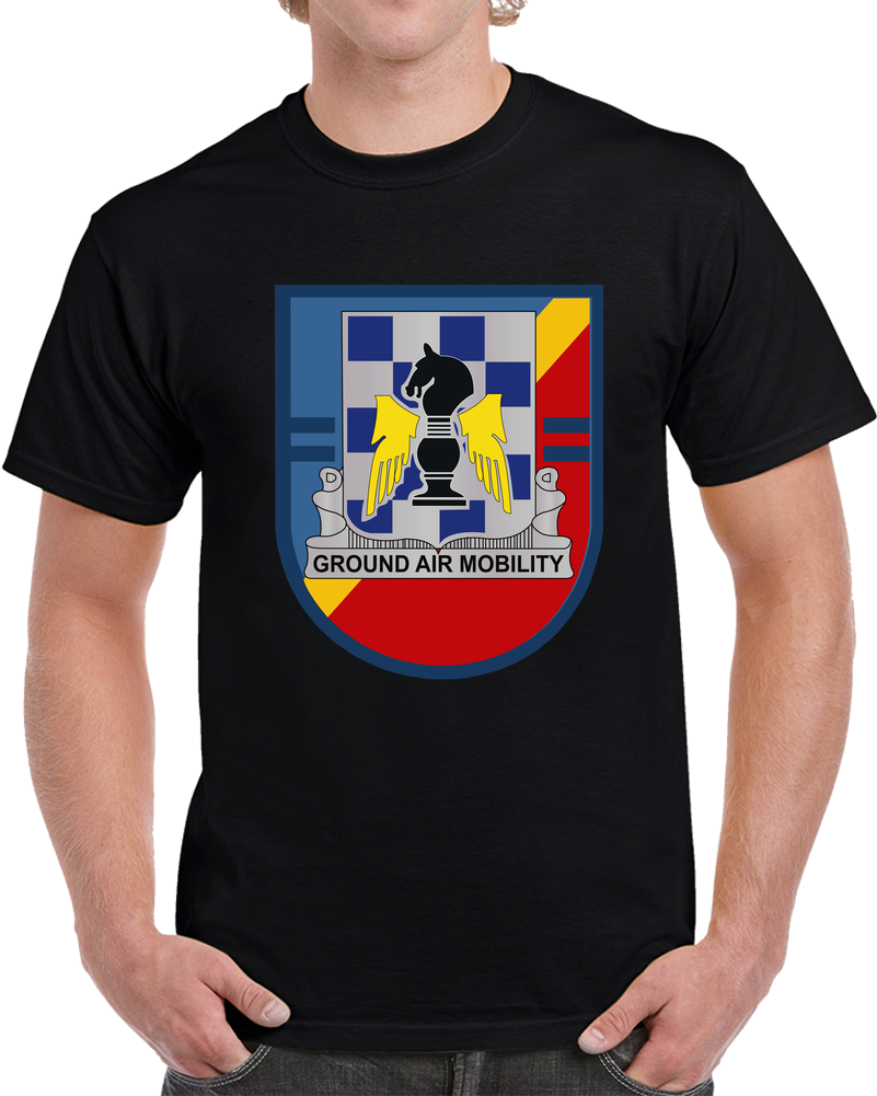 Army - 2nd Ahbn 82nd CAB - 82nd Airborne Flash W DUI Wo Txt T Shirt