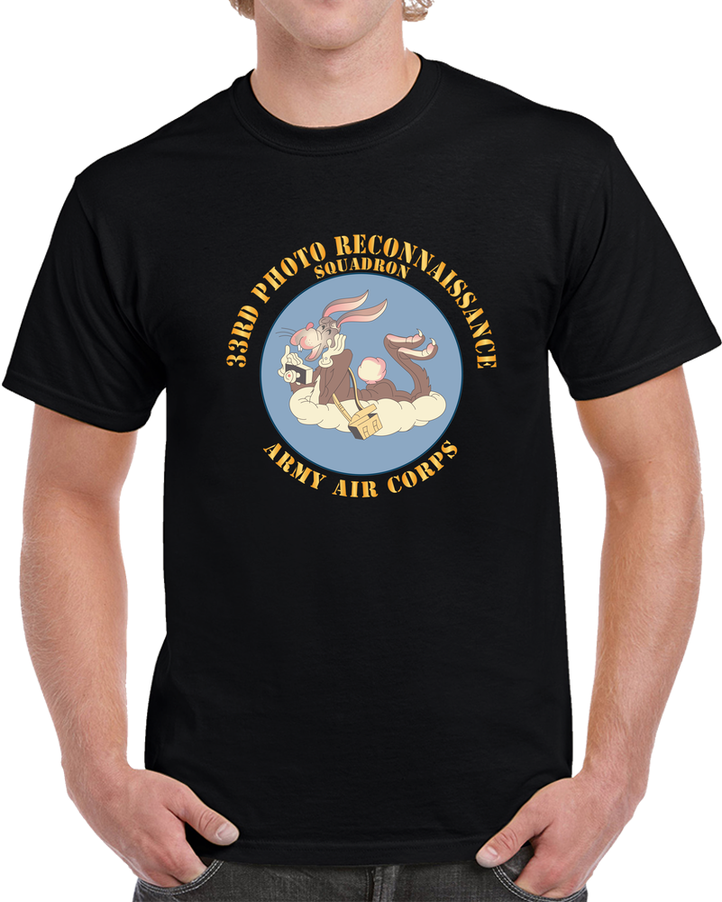 AAC - 33rd Photo Reconnaissance Squadron - WWII X 300 T Shirt