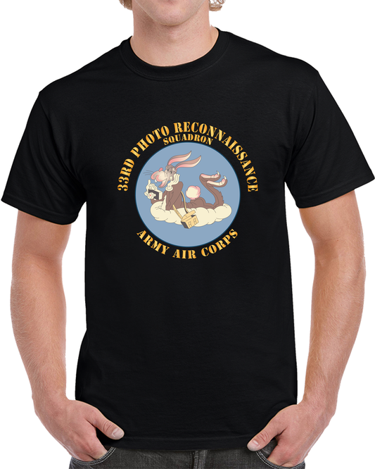 AAC - 33rd Photo Reconnaissance Squadron - WWII X 300 T Shirt