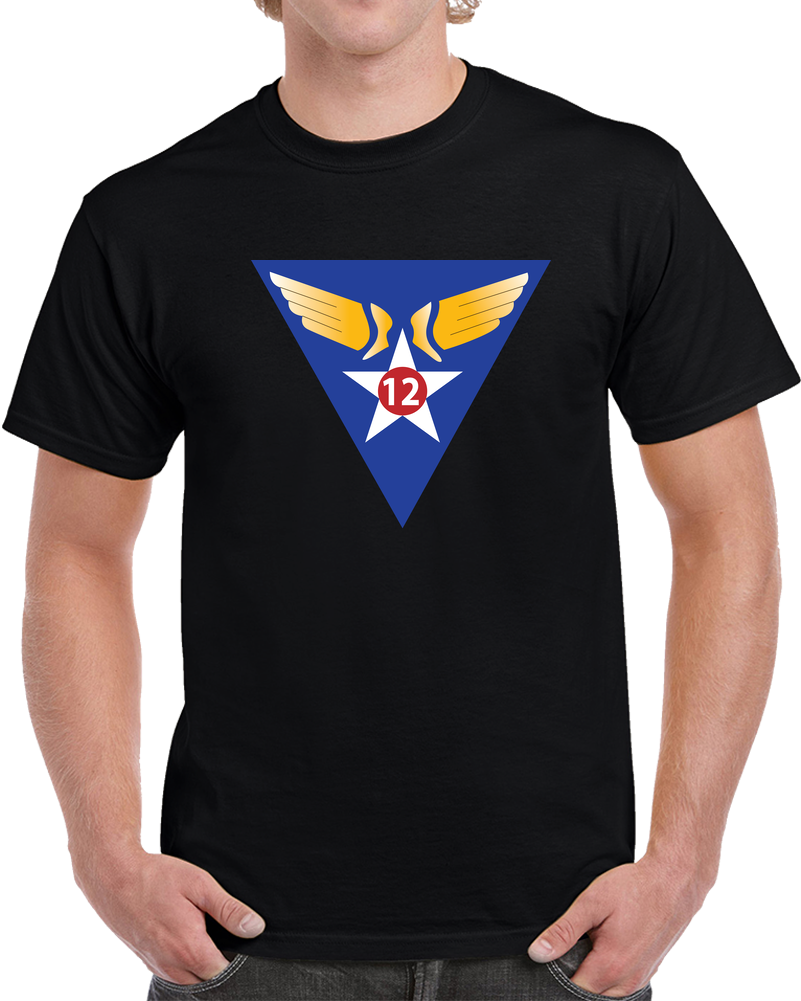 SSI - AAC - 12th Air Force Wo Txt X 300 T Shirt
