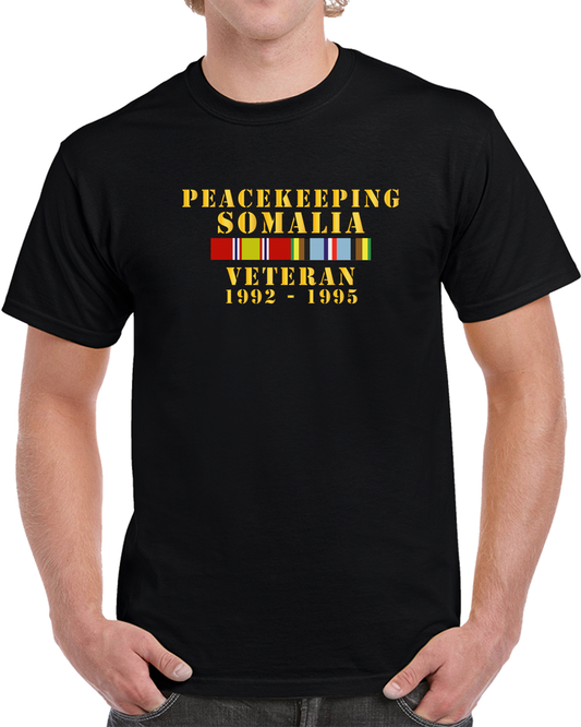 Army - Peacekeeping Somalia 1002-1995 Veteran W  EXP SVC T Shirt