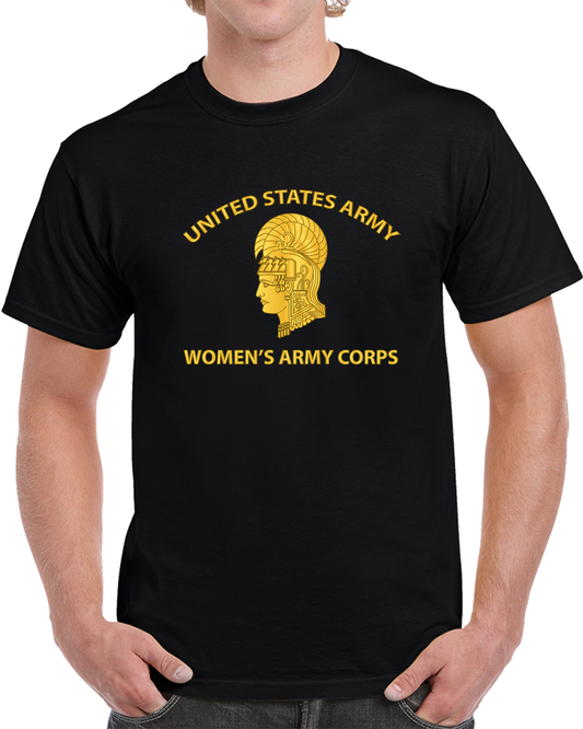 Army - US Army WAC - Gold T Shirt
