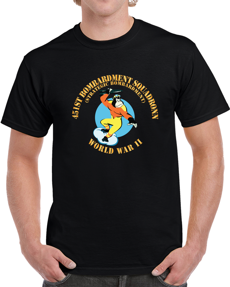 AAC - 451st Bombardment Squadron - WWII X 300 T Shirt