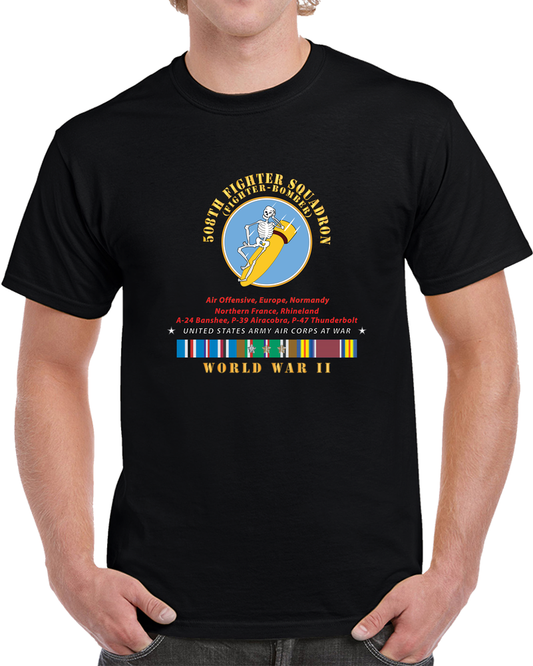 AAC - 508th Fighter Squadron (Fighter Bomber), Campaigns - EUR SVC X 300 T Shirt