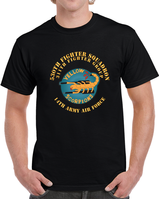 AAC - 530th Fighter Squadron 311th Fighter Group 14th Army Air Force X 300 T Shirt
