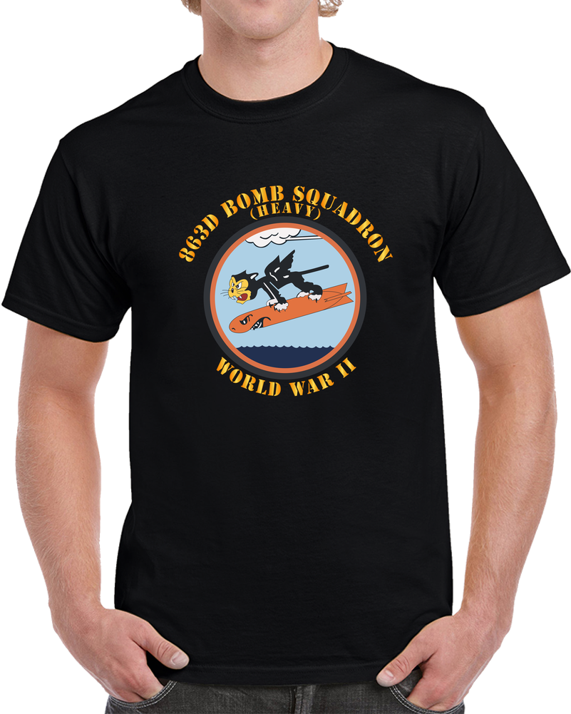 AAC - 863d Bomb Squadron - WWII T Shirt