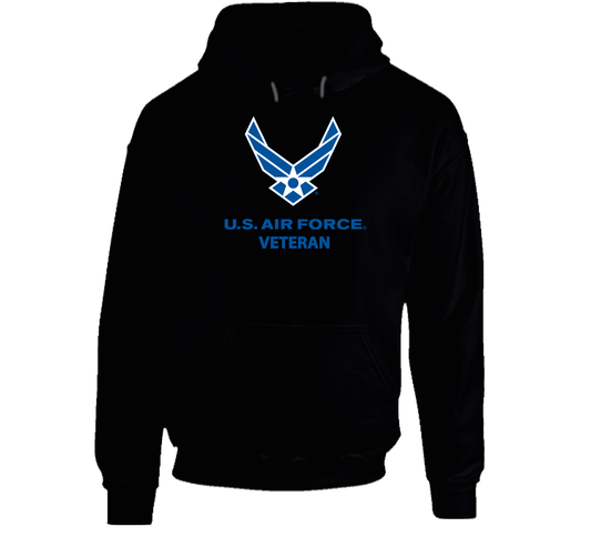 USAF Logo, TM Txt - U S Air Force - Veteran X 300 Hoodie